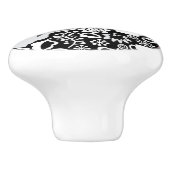 Vogels en kopjes keramische knop (Zijkant)