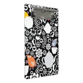 Vogels en kopjes mini klembord (Schuin)