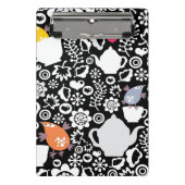 Vogels en kopjes mini klembord (Voorkant)