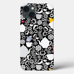 Vogels en kopjes patroon Case-Mate iPhone case