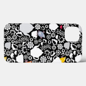 Vogels en kopjes patroon Case-Mate iPhone case (Achterkant (horizontaal))