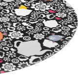 Vogels en kopjes snijplank (Hoek)