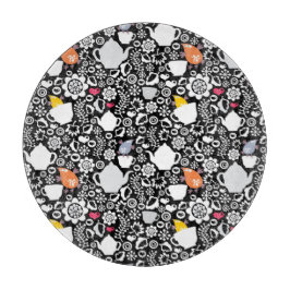 Vogels en kopjes snijplank