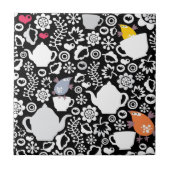 Vogels en kopjes tegeltje (Voorkant)