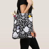 Vogels en kopjes tote bag (Dichtbij)