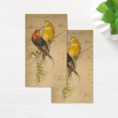 vogels en langerlijker papier visitekaartje (Bureau)