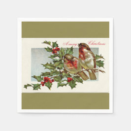  vogels en lichte lichte lichte lichte kerst met l servetten