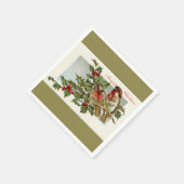 vogels en lichte lichte lichte lichte kerst met l servetten (Hoek)