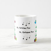 Vogels en muzieknoten koffiemok (Center)