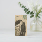  vogels en nesten visitekaartje (Staand voorkant)