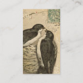  vogels en nesten visitekaartje (Achterkant)
