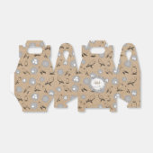 vogels en nestkraft Brown Bedankdoosjes (Uitgevouwen)