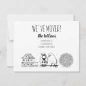  vogels en nestkraft Brown Kaart (Voorkant)