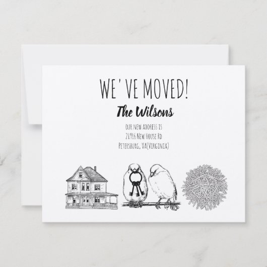 vogels en nestkraft Brown Kaart (Voorkant)