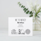 vogels en nestkraft Brown Kaart (Staand voorkant)