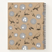  vogels en nestkraft Brown Notitieboek (Achterkant)