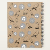  vogels en nestkraft Brown Planner (Achterkant)