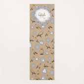  vogels en nestkraft Brown Yogamat (Voorkant)