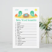 Vogels en nestwoord-scramble-spel (Staand voorkant)