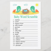 Vogels en nestwoord-scramble-spel (Voorkant)