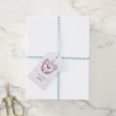 vogels en planten cadeaulabel (Met Touw)