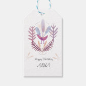 vogels en planten cadeaulabel (Voorkant)