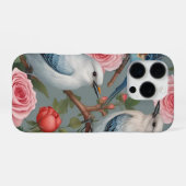Vogels en Rozen iPhone 16 Pro Hoesje (Achterkant horizontaal)
