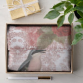  vogels en Rozen Shabby Chic Tissue Paper Tissuepapier (Geschenk)