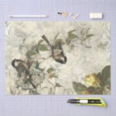  vogels en Rozen Shabby Chic Tissue Paper Tissuepapier (Craft)