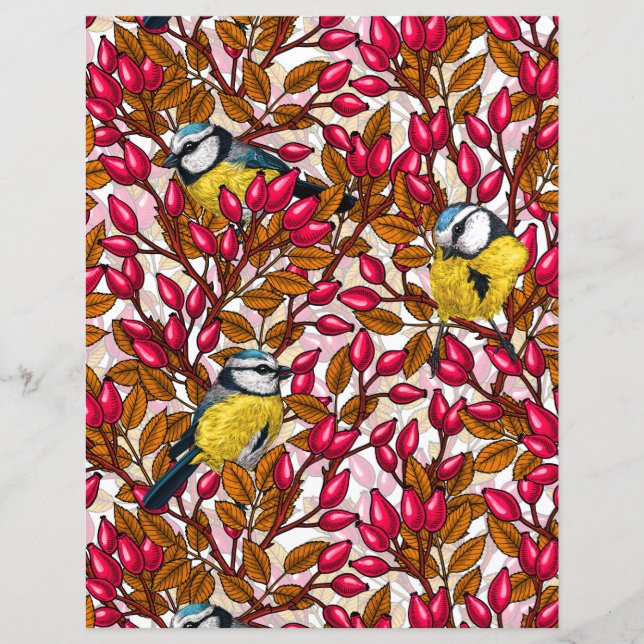 Vogels en rozen van honden (Voorkant)