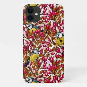 Vogels en rozen van honden Case-Mate iPhone case