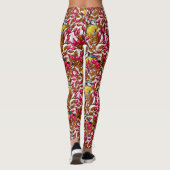 Vogels en rozen van honden leggings (Achterkant)