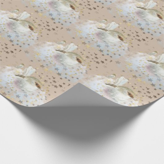 Vogels en staarten — Verpakkingspapier Cadeaupapier (Hoek)