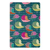 Vogels en Stippen naadloos samenvoegen en uw ideeë Mini Klembord (Achterkant)