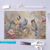 Vogels en takken Decoupage Tissue Paper Tissuepapier (Craft)