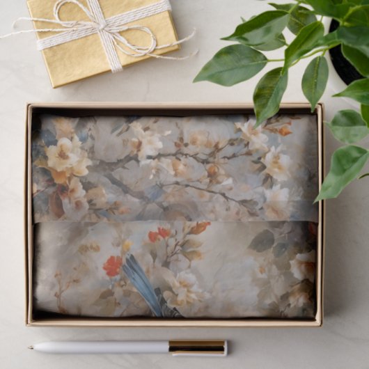 Vogels en takken Decoupage Tissue Paper Tissuepapier (Geschenk)