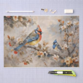Vogels en Takken Decoupage Tissuepapier (Craft)