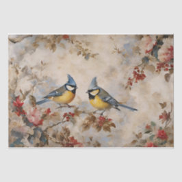 Vogels en Takken Decoupage Tissuepapier
