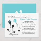 Vogels en vliegers pensioen kaart (Voorkant / Achterkant)