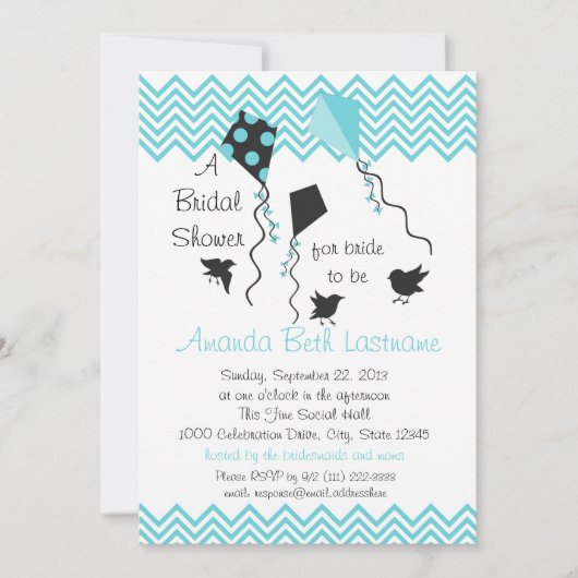 Vogels en vliegers Vrijgezellenfeest Kaart (Voorkant)