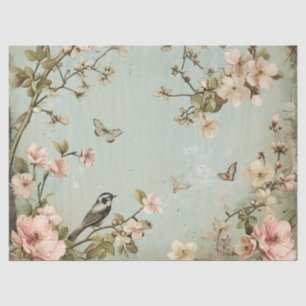 vogels en vlinders Kersenbloesem Tissuepapier