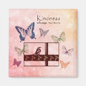 Vogels en vlinders Kindness Matters Magneet (Voorkant)
