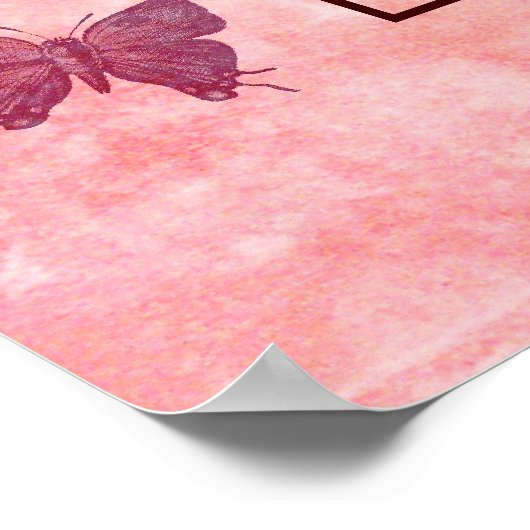 Vogels en vlinders Kindness Matters Poster (Hoek)