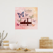 Vogels en vlinders Kindness Matters Poster (Keuken)