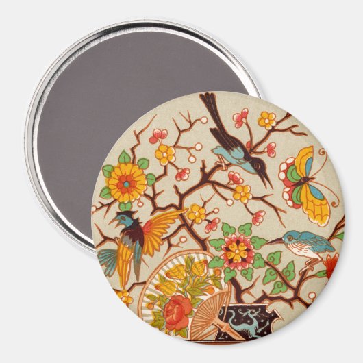 Vogels en vlinders Magnet (Voorkant / Achterkant)