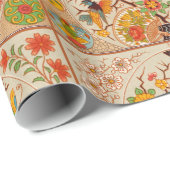 Vogels en vlinders Verpakkingspapier Cadeaupapier (Rol Hoek)