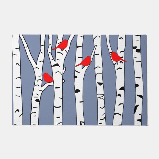 Vogels en vogels deurmat (Voorkant)