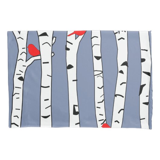 Vogels en vogels kussensloop (Voorkant)