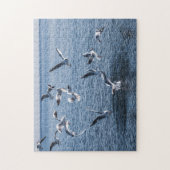 Vogels en zee legpuzzel (Verticaal)