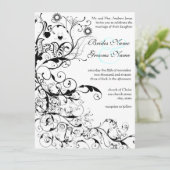 Vogels en zwembroeken kaart (Staand voorkant)